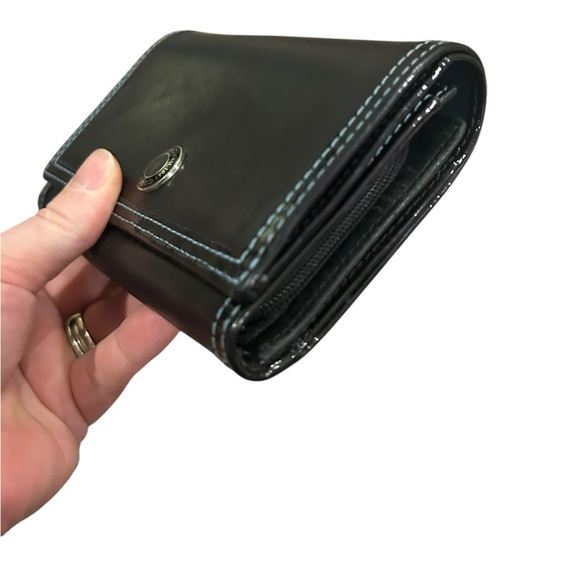 Vintage y2K COACH black leather wallet - Picture 12 of 14